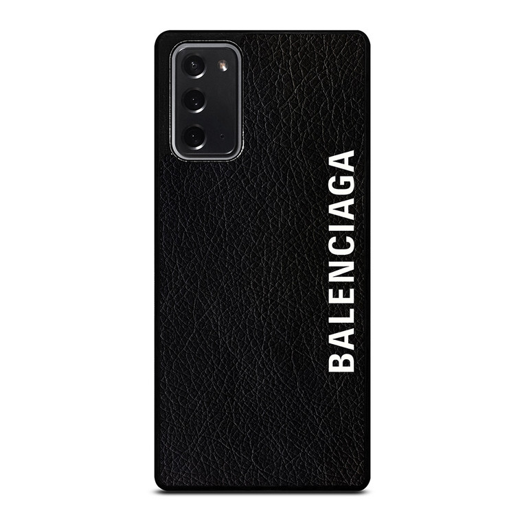 BALENCIAGA LEATHER BLACK Samsung Galaxy Note 20 Case Cover