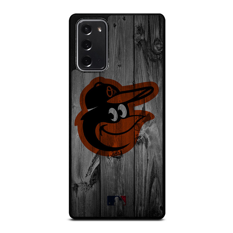 BALTIMORE ORIOLES BASEBALL MLB WOOD LOGO Samsung Galaxy Note 20 Case Cover