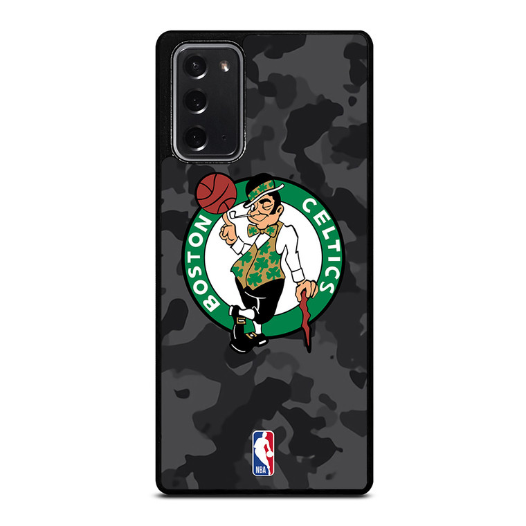 BOSTON CELTICS BLACK CAMO Samsung Galaxy Note 20 Case Cover