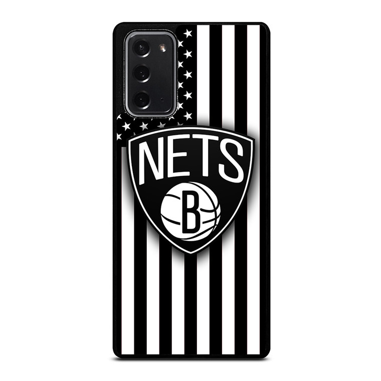 BROOKLYN NETS NBA USA FLAG Samsung Galaxy Note 20 Case Cover