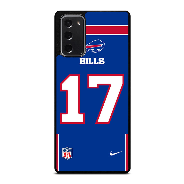 BUFFALO BILLS JOSH ALLEN 17 NFL NIKE Samsung Galaxy Note 20 Case Cover