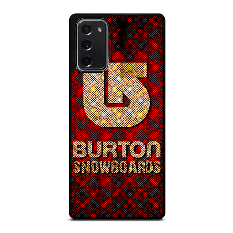 BURTON SNOWBOARDS LOGO Samsung Galaxy Note 20 Case Cover