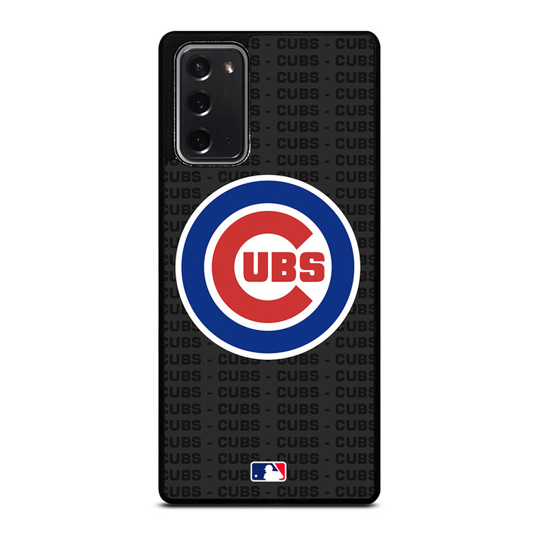 CHICAGO CUBS BASEBALL BLACK Samsung Galaxy Note 20 Case Cover CHICAGO CUBS BASEBALL BLACK Samsung Galaxy Note 20 Case Cover