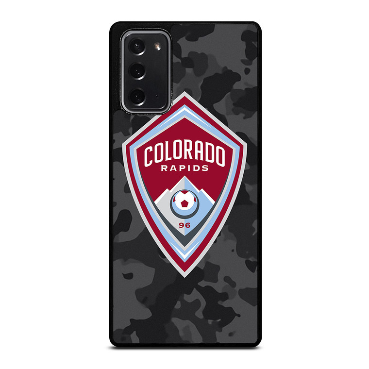 COLORADO RAPIDS MLS BLACK CAMO Samsung Galaxy Note 20 Case Cover