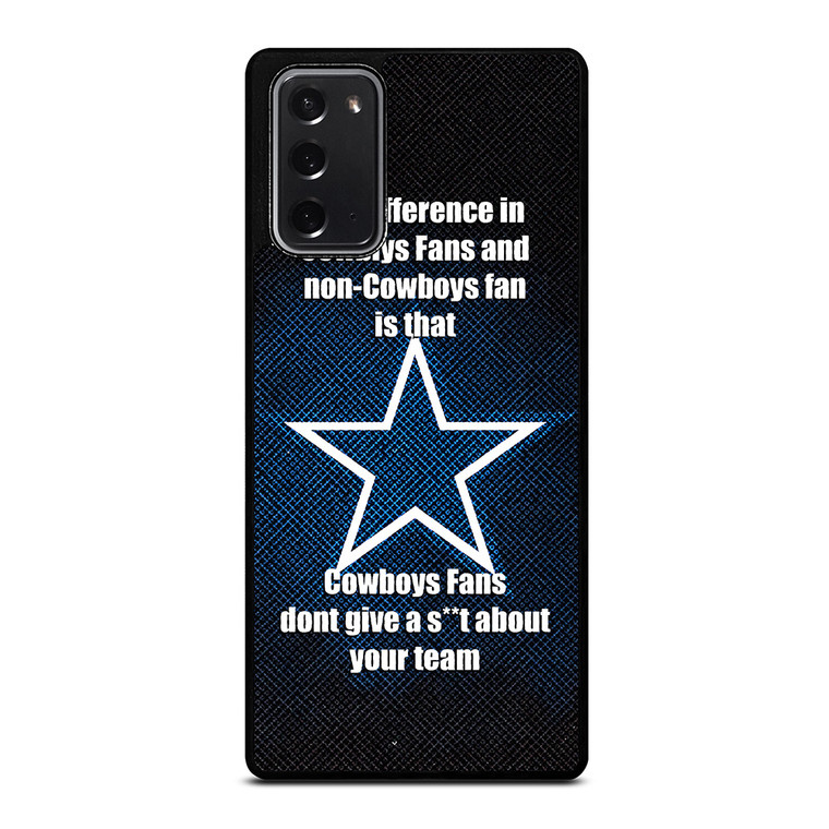 DALLAS COWBOYS FOOTBALL NFL MEMES Samsung Galaxy Note 20 Case Cover