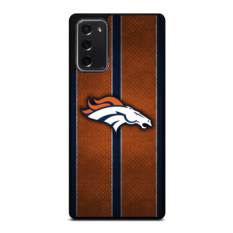DENVER BRONCOS NFL METAL STRIPE Samsung Galaxy Note 20 Case Cover