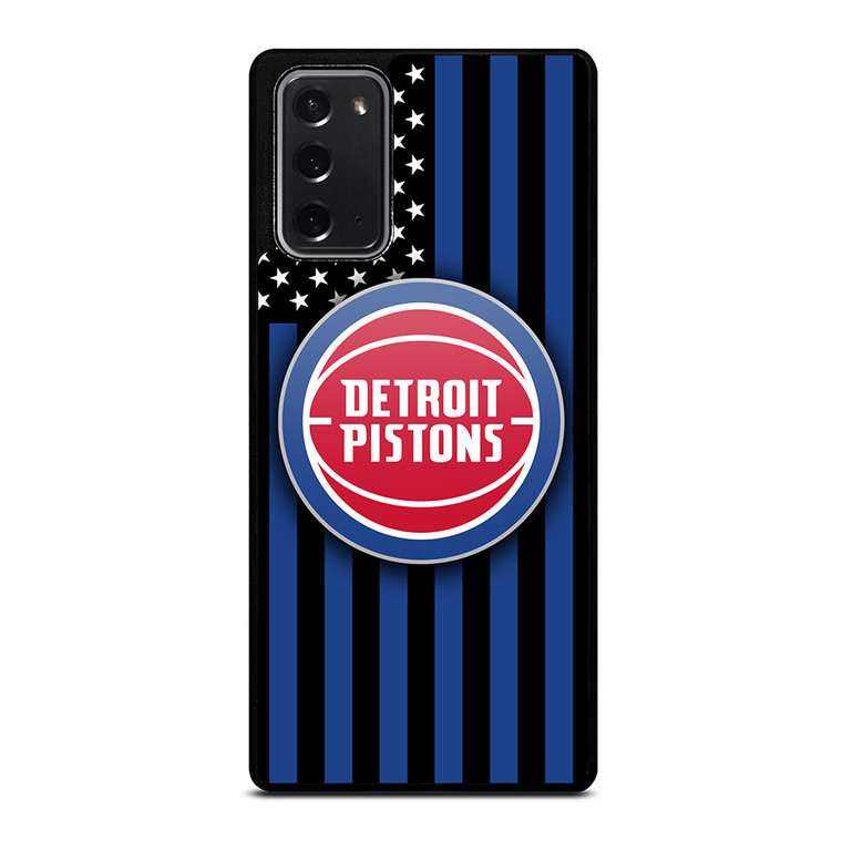 DETROIT PISTONS NBA USA FLAG Samsung Galaxy Note 20 Case Cover