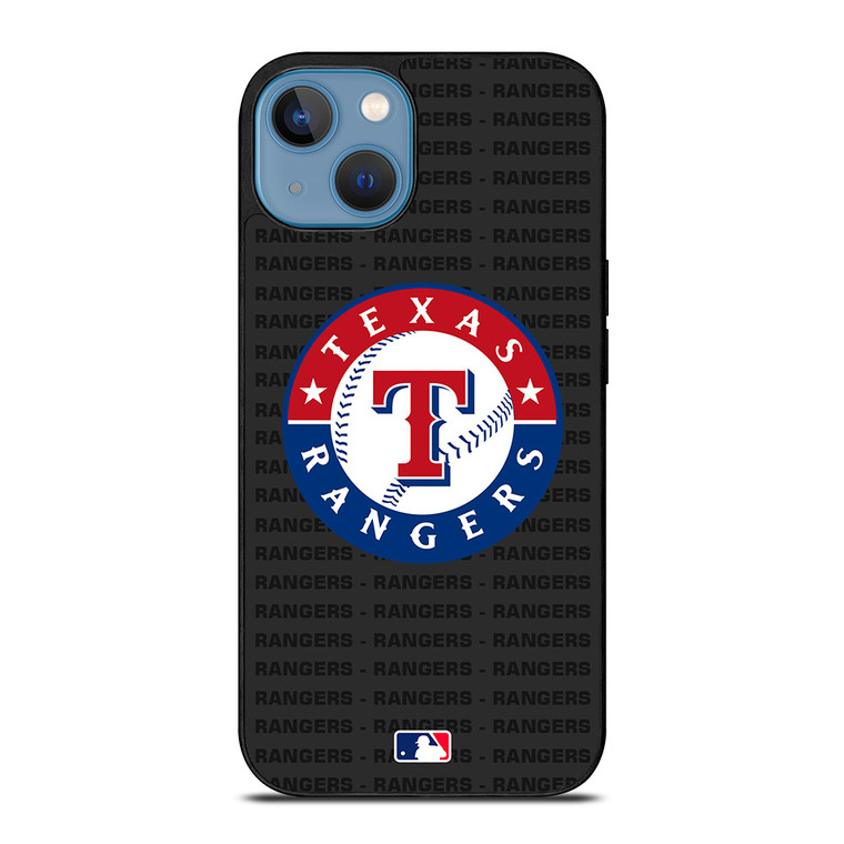 TEXAS RANGERS BASEBALL BLACK iPhone 13 Case Cover