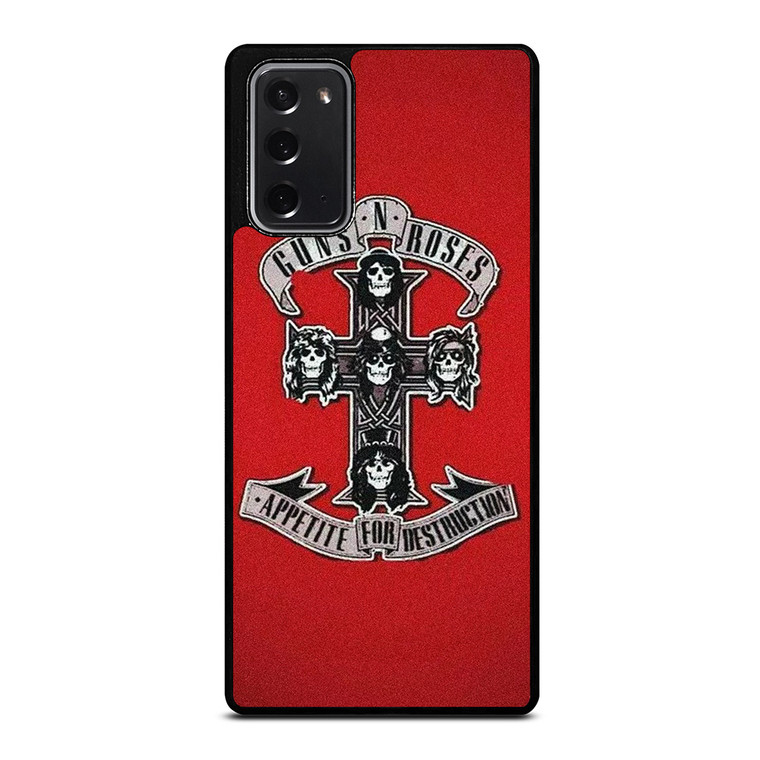 GUNS N ROSES ROCK BAND RED Samsung Galaxy Note 20 Case Cover