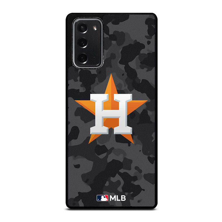 HOUSTON ASTROS BASEBALL BLACK CAMO Samsung Galaxy Note 20 Case Cover
