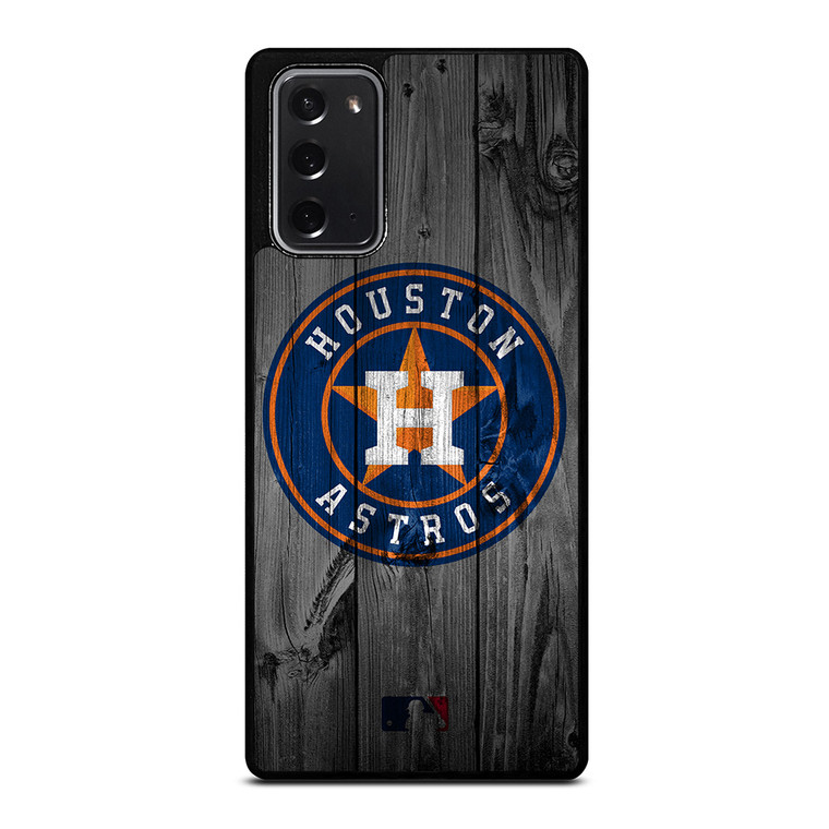 HOUSTON ASTROS BASEBALL MLB WOOD LOGO Samsung Galaxy Note 20 Case Cover