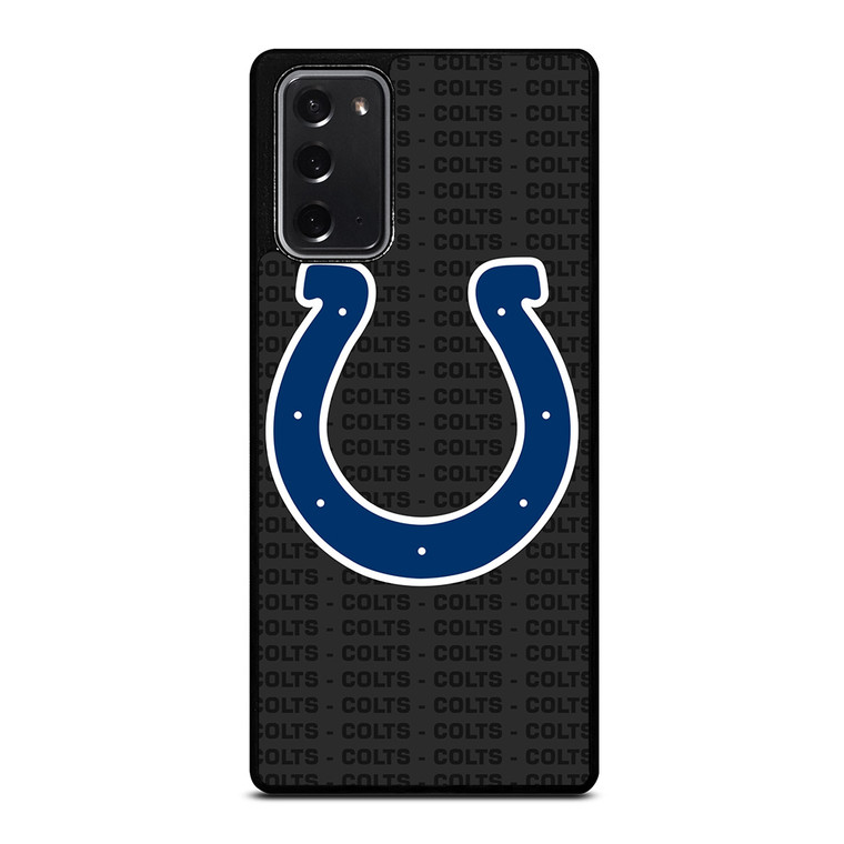 INDIANAPOLIS COLTS FOOTBALL TEXT Samsung Galaxy Note 20 Case Cover