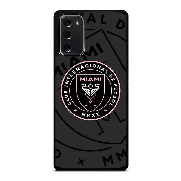 INTER MIAMI CF MLS BLACK Samsung Galaxy Note 20 Case Cover