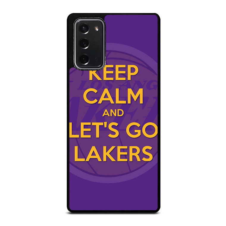 KEEP CALM AND GO LAKERS Samsung Galaxy Note 20 Case Cover
