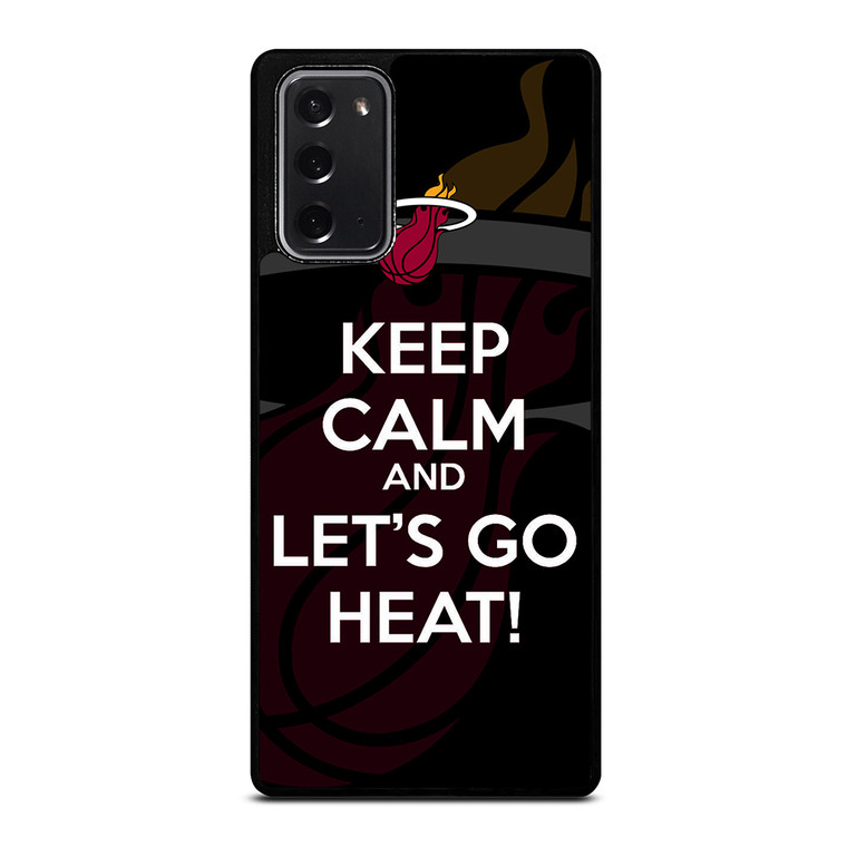 KEEP CALM AND GO MIAMI HEAT Samsung Galaxy Note 20 Case Cover