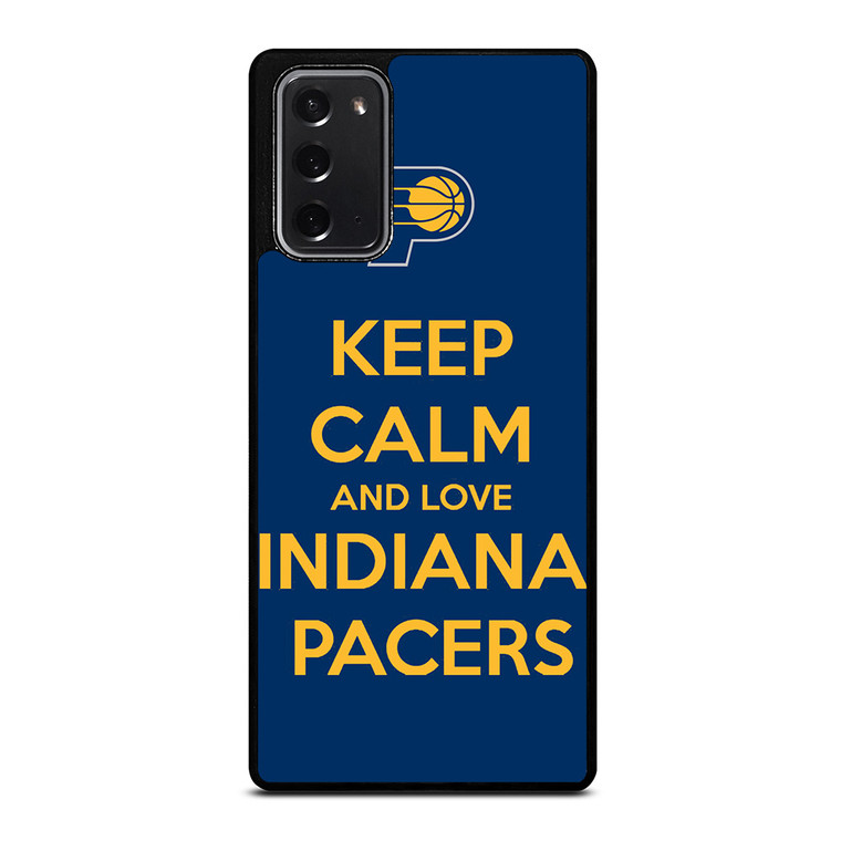KEEP CALM AND LOVE INDIANA PACERS Samsung Galaxy Note 20 Case Cover