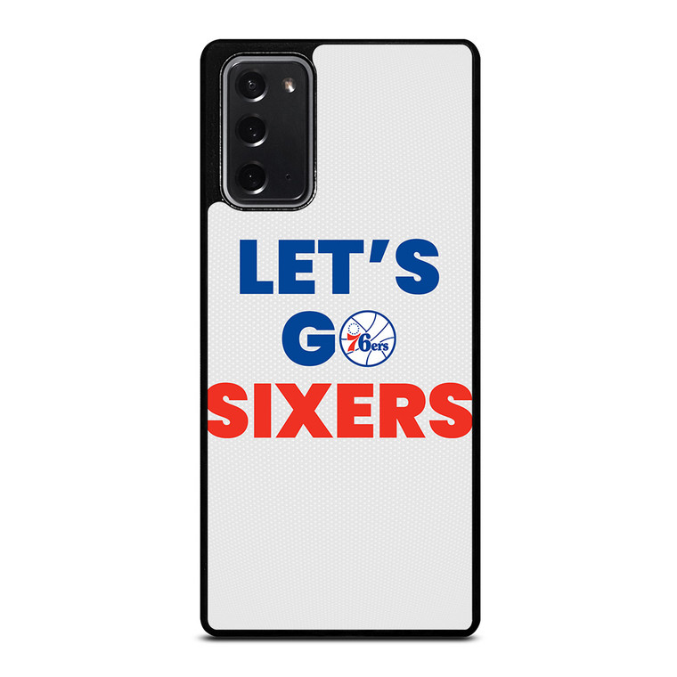 LETS GO PHILADELPHIA 76ERS NBA BASKETBALL Samsung Galaxy Note 20 Case Cover