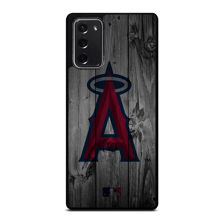LOS ANGELES ANGELS BASEBALL MLB WOOD LOGO Samsung Galaxy Note 20 Case Cover