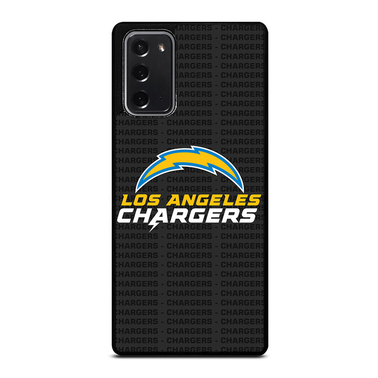LOS ANGELES CHARGERS FOOTBALL TEXT Samsung Galaxy Note 20 Case Cover