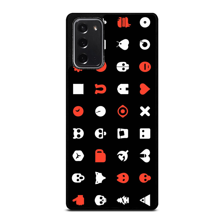 LOVE DEATH AND ROBOTS PATTERN Samsung Galaxy Note 20 Case Cover