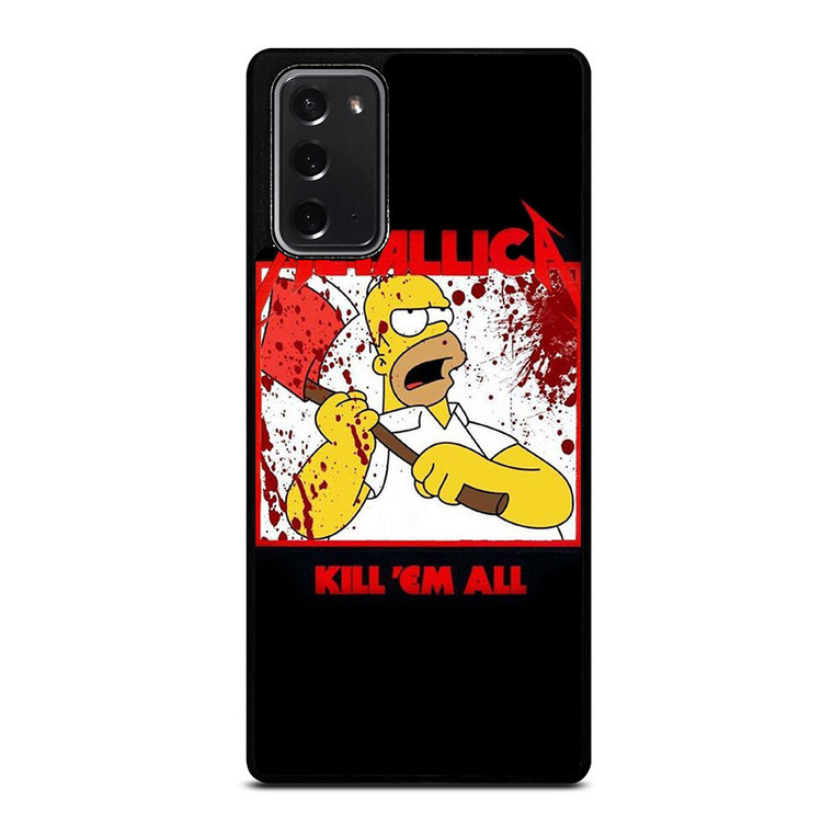 METALLICA KILL EM ALL SIMPSONS Samsung Galaxy Note 20 Case Cover