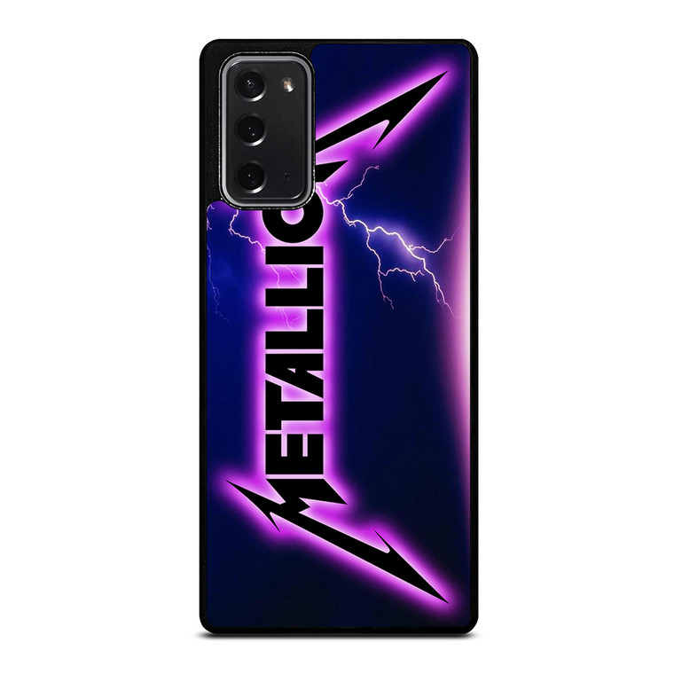 METALLICA ROCK BAND VIOLET LIGHTNING Samsung Galaxy Note 20 Case Cover
