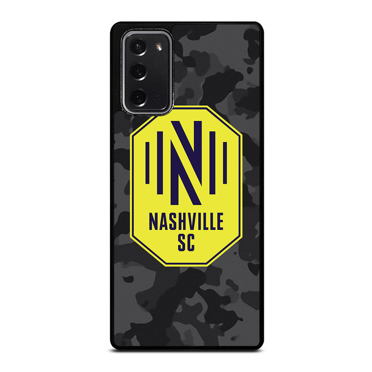NASHVILLE SC MLS BLACK CAMO Samsung Galaxy Note 20 Case Cover