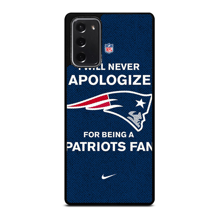 NEW ENGLAND PATRIOTS NFL FOOTBALL FANS Samsung Galaxy Note 20 Case Cover