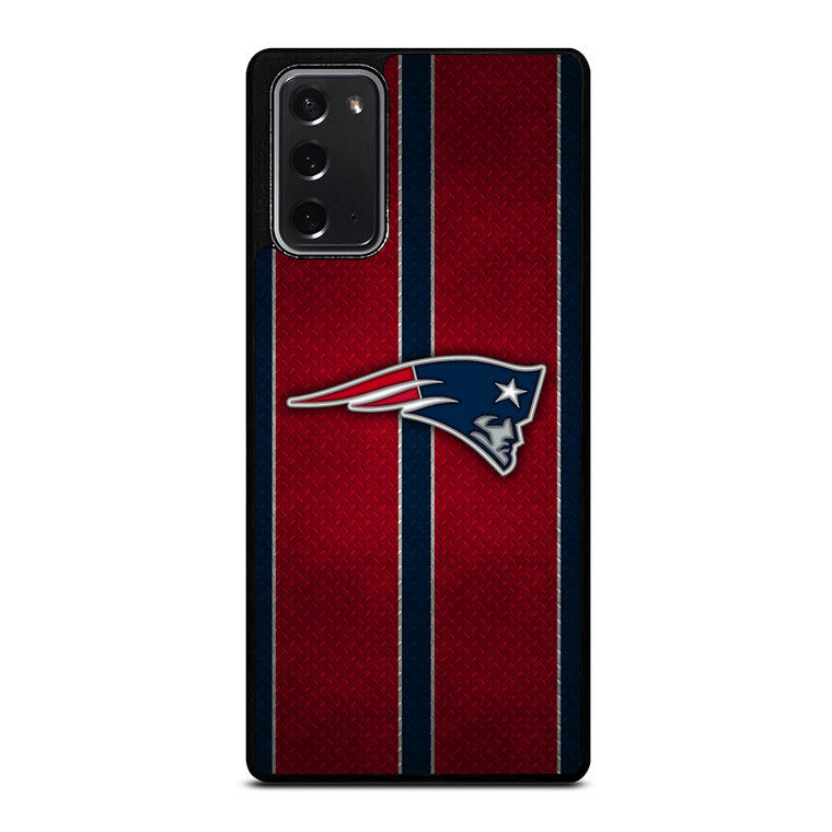 NEW ENGLAND PATRIOTS NFL METAL STRIPE Samsung Galaxy Note 20 Case Cover