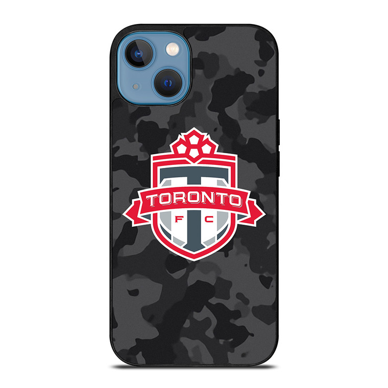 TORONTO FC MLS BLACK CAMO iPhone 13 Case Cover