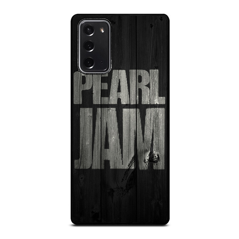 PEARL JAM ROCK BAND WOODEN LOGO Samsung Galaxy Note 20 Case Cover