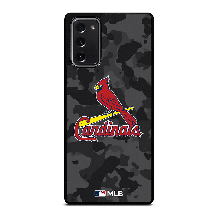 SAINT LOUIS CARDINALS BASEBALL BLACK CAMO Samsung Galaxy Note 20 Case Cover