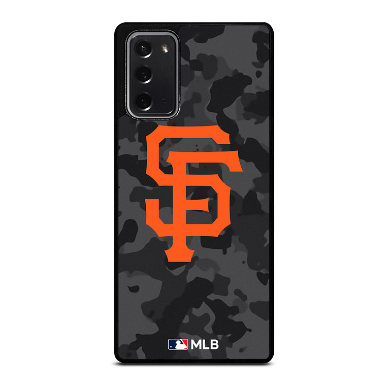 SAN FRANCISCO GIANTS BASEBALL BLACK CAMO Samsung Galaxy Note 20 Case Cover