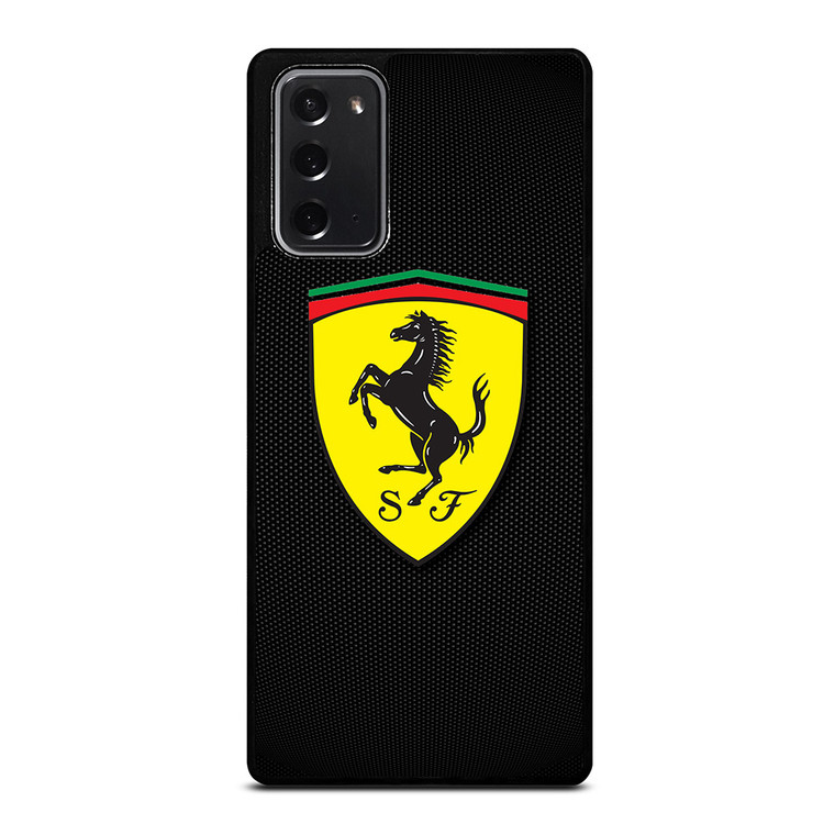 SCUDERIA FERRARI CARBON FIBER Samsung Galaxy Note 20 Case Cover SCUDERIA FERRARI CARBON FIBER Samsung Galaxy Note 20 Case Cover