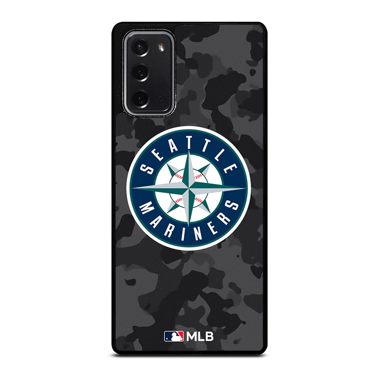 SEATTLE MARINERS BASEBALL BLACK CAMO Samsung Galaxy Note 20 Case Cover