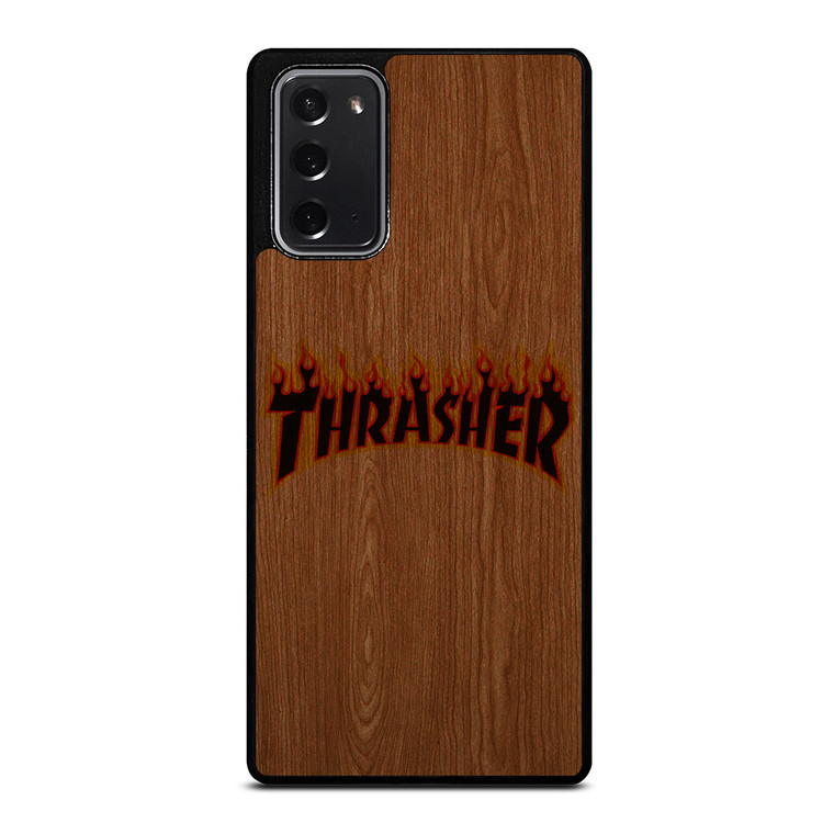 THRASHER SKATEBOARD WOODEN LOGO Samsung Galaxy Note 20 Case Cover