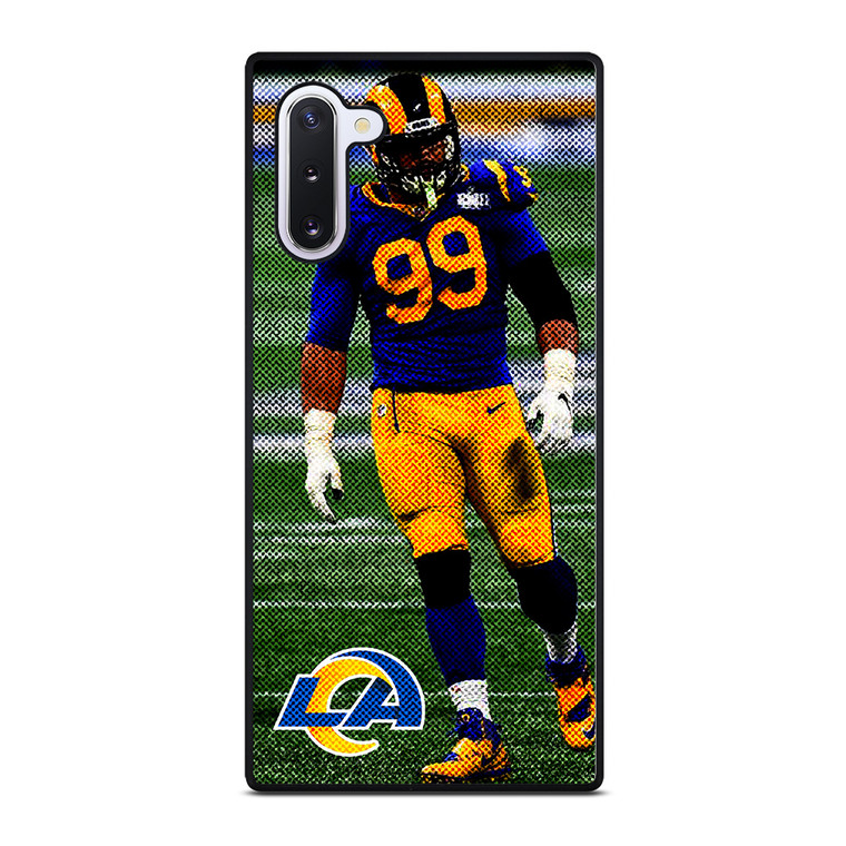 AARON DONALD 99 LOS ANGELES RAMS NFL FOOTBALL 2 Samsung Galaxy Note 10 Case Cover