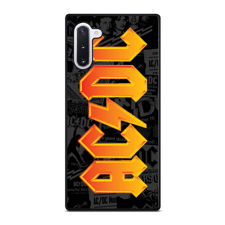 ACDC ROCK BAND POSTER Samsung Galaxy Note 10 Case Cover