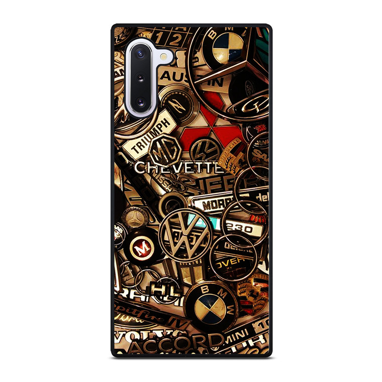 ALL CARS METAL LOGO Samsung Galaxy Note 10 Case Cover