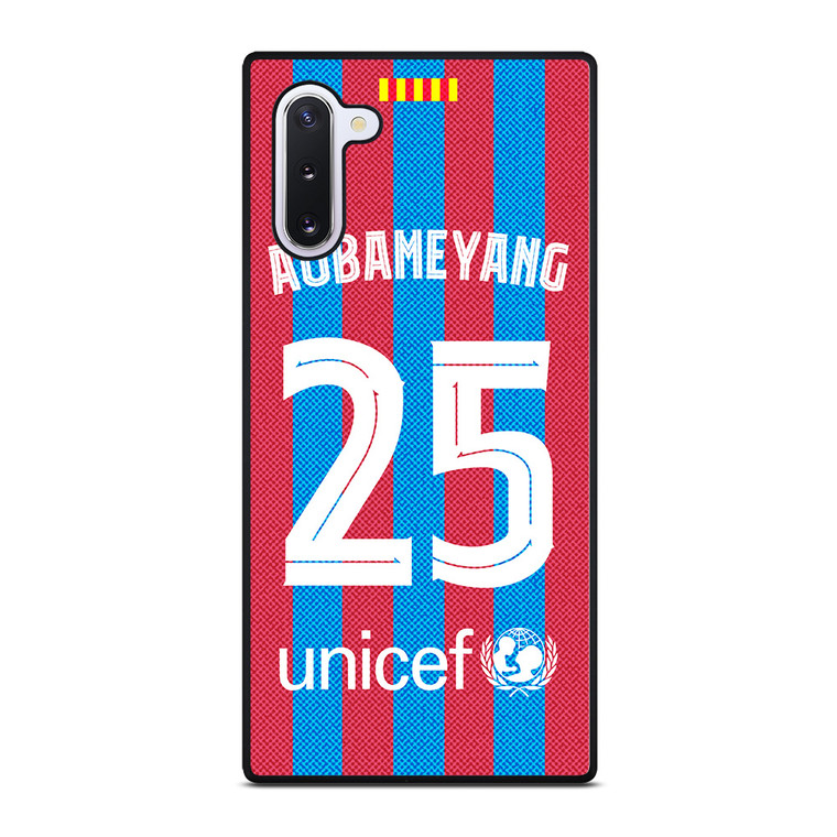 AUBAMEYANG 25 FC BARCELONA 2022 Samsung Galaxy Note 10 Case Cover