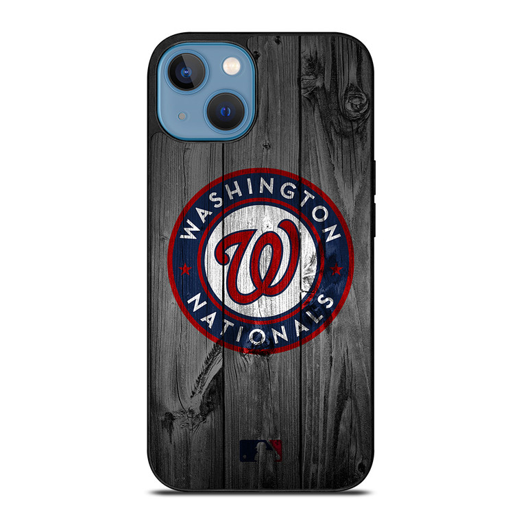 WASHINGTON NATIONALS BASEBALL MLB WOOD LOGO iPhone 13 Case Cover