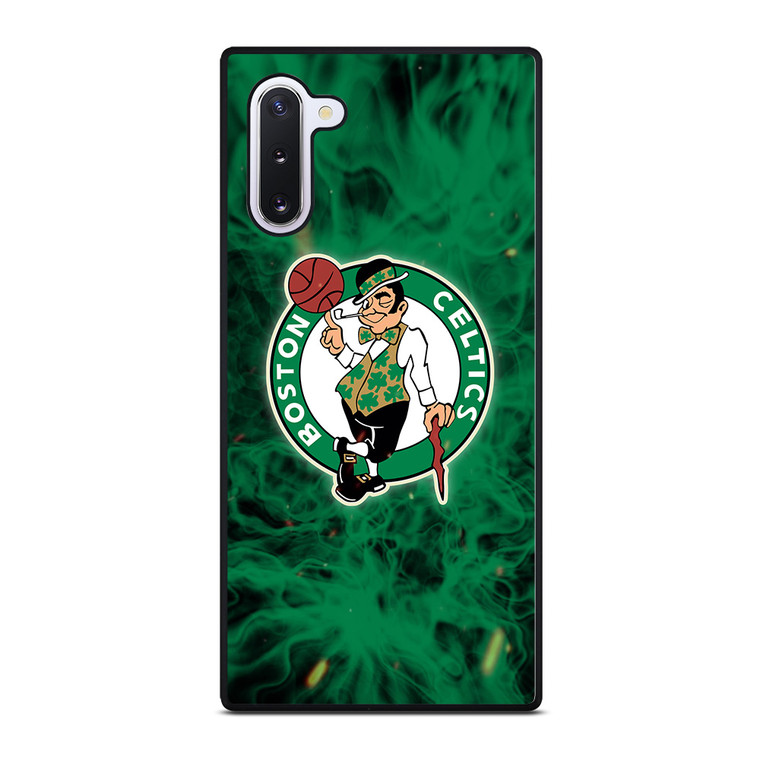 BOSTON CELTICS BASKETBALL NBA FIRE Samsung Galaxy Note 10 Case Cover BOSTON CELTICS BASKETBALL NBA FIRE Samsung Galaxy Note 10 Case Cover