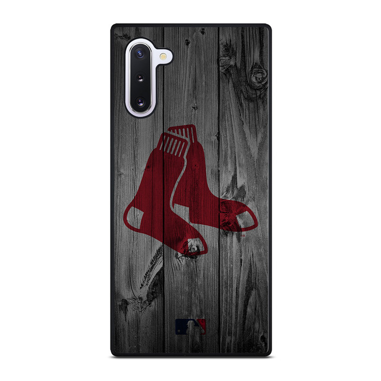 BOSTON RED SOX BASEBALL MLB WOOD LOGO Samsung Galaxy Note 10 Case Cover