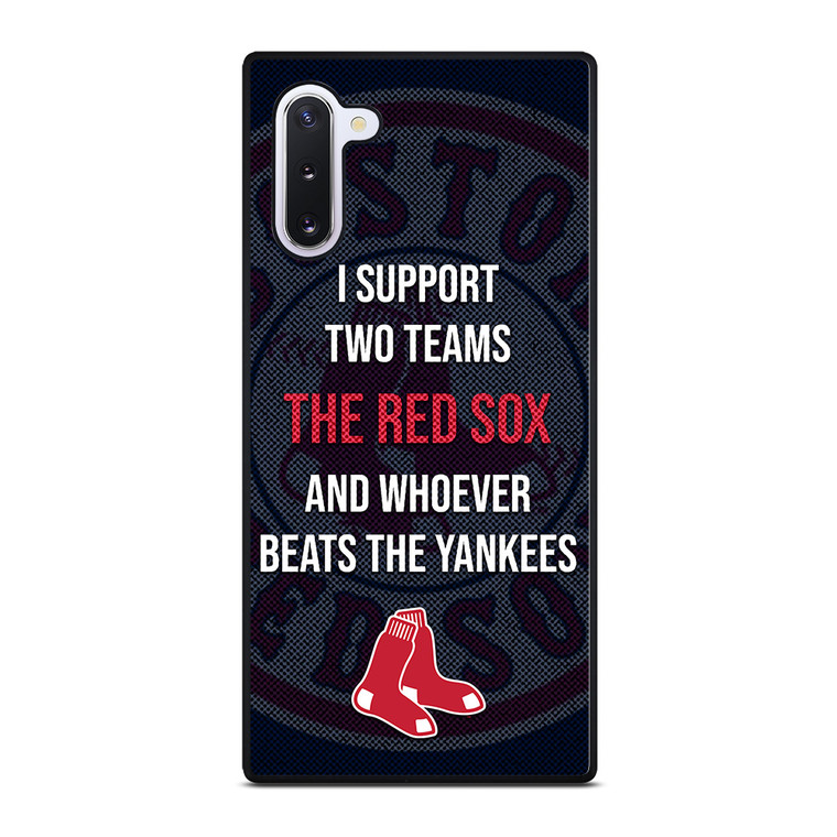 BOSTON RED SOX MLB BASEBALL BANTER FANS 2 Samsung Galaxy Note 10 Case Cover