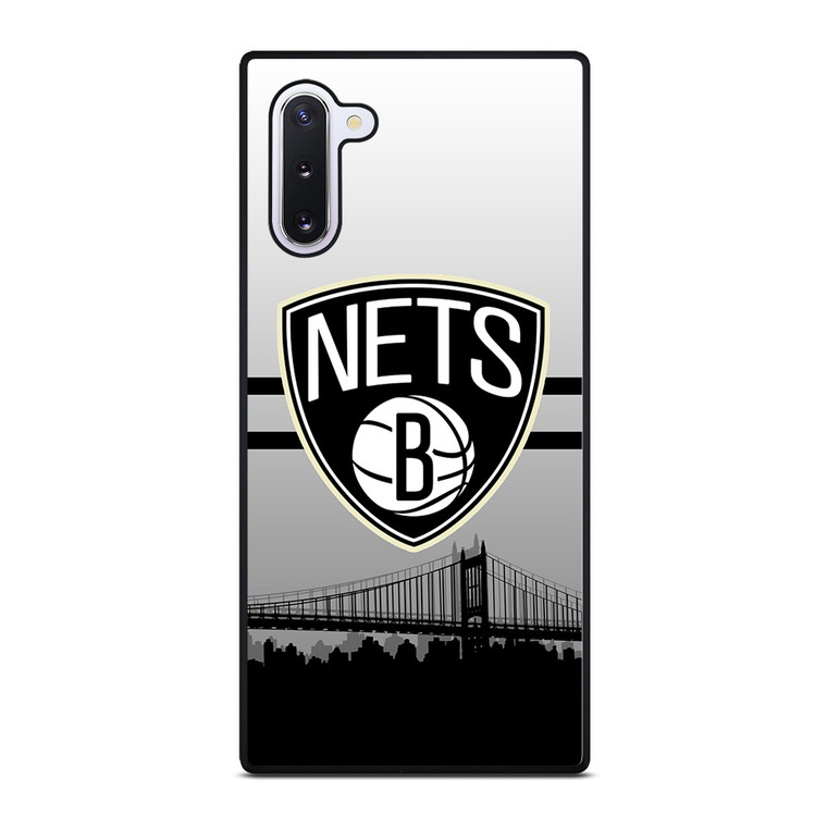 BROOKLYN NETS NBA SKYLINE Samsung Galaxy Note 10 Case Cover