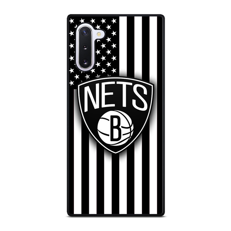 BROOKLYN NETS NBA USA FLAG Samsung Galaxy Note 10 Case Cover