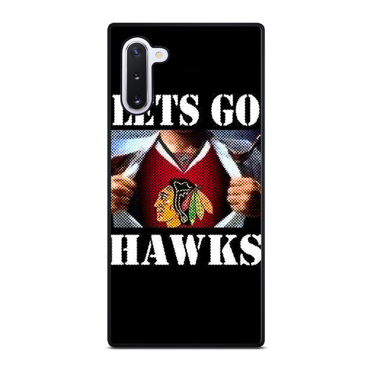 CHICAGO BLACKHAWKS NHL HOCKEY FANS Samsung Galaxy Note 10 Case Cover