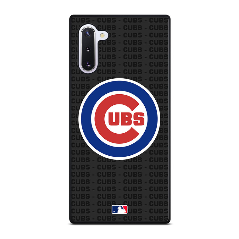 CHICAGO CUBS BASEBALL BLACK Samsung Galaxy Note 10 Case Cover