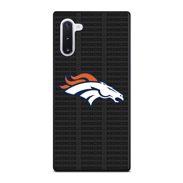 DENVER BRONCOS FOOTBALL TEXT Samsung Galaxy Note 10 Case Cover