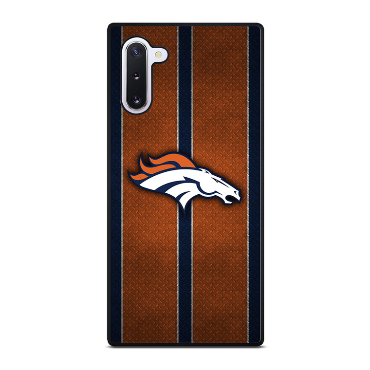 DENVER BRONCOS NFL METAL STRIPE Samsung Galaxy Note 10 Case Cover